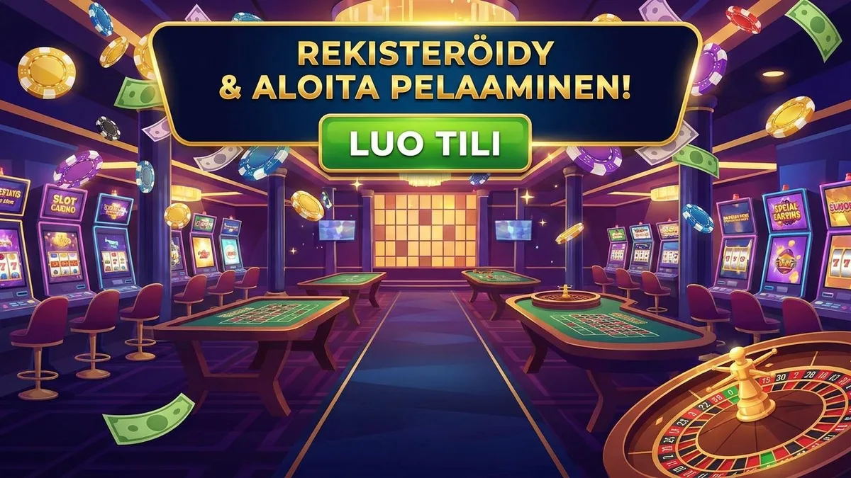 Rekisteröidy bonuksen kanssa